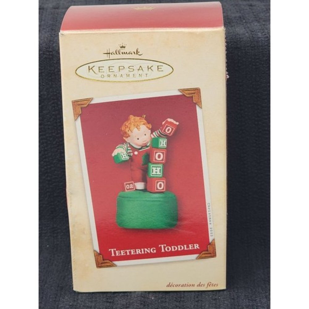 Hallmark Keepsake‎ 2002 Teetering Toddler Christmas Ornament